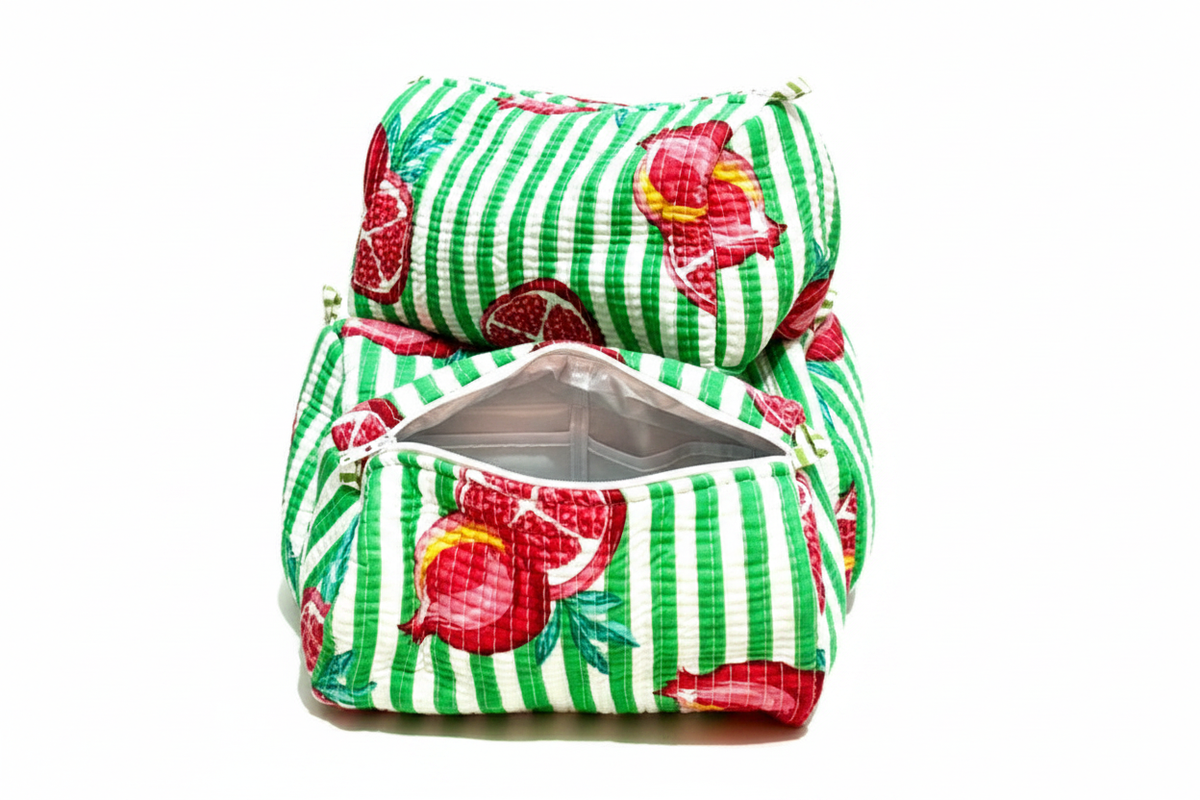Bolsas romãs - aberta