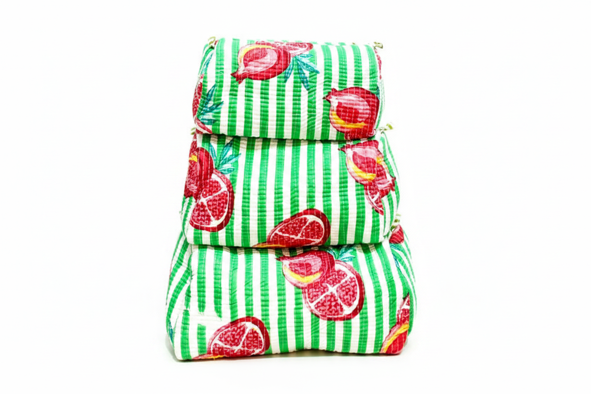 Bolsas romãs - frente