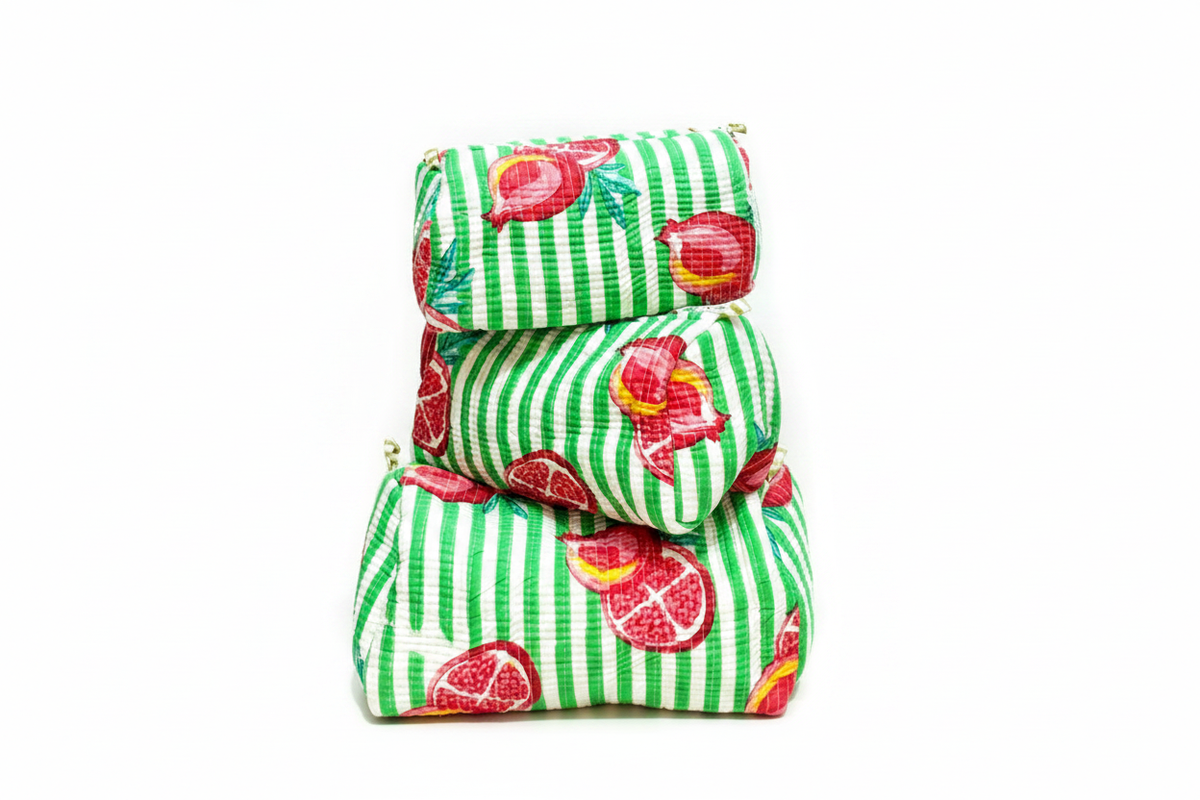 Bolsas romãs - ângulo