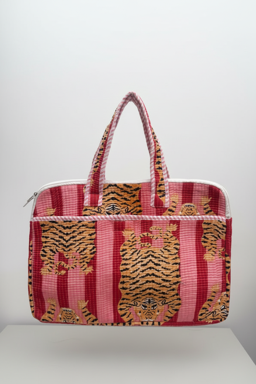 Capa tigres rosa produto
