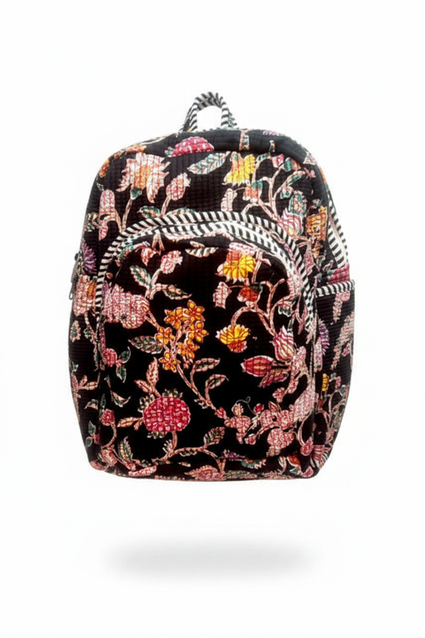 Mochila Floral - Vista frontal