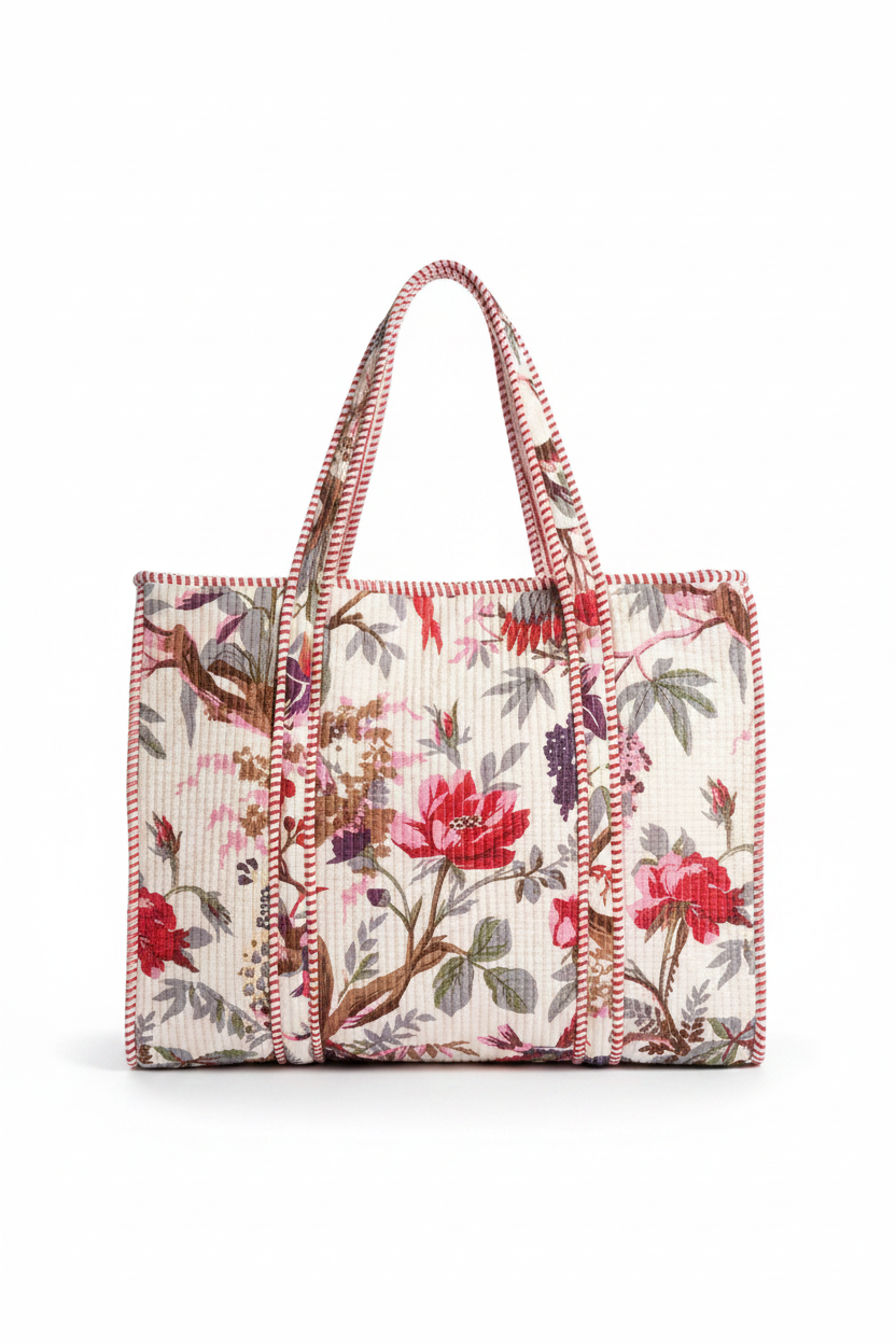 Tote Bag - Floral romântico